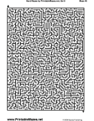 Hard Mazes Set 6 — "No Picnic" maze