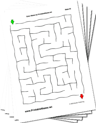 paid printable maze collection sample