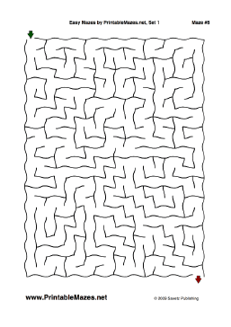 free printable maze set sample