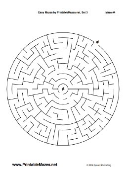 Easy Mazes Set 3 — "No Problem" maze