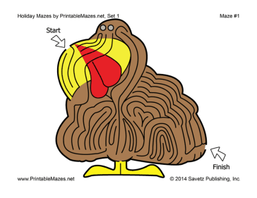 Holiday Mazes Set 1 maze