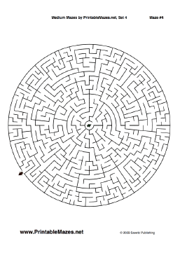 Medium Mazes Set 4 — "Intermediate" maze