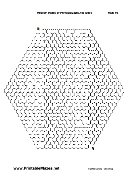 Medium Mazes Set 6 — " Standard" maze