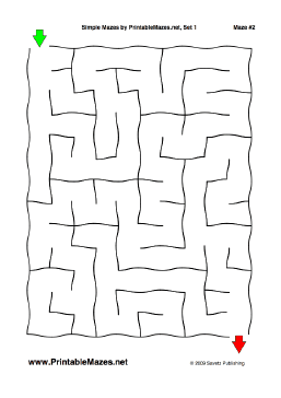 Simple Mazes Set 1 — "Child's Play" maze
