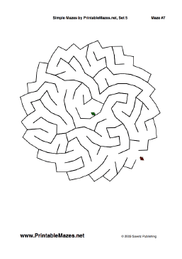 Simple Mazes Set 5 — "Plain Vanilla" maze