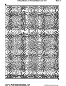 Difficult Mazes Set 1 — "Backbreaking" maze