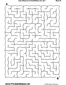 Easy Mazes Set 1 — "Effortless" maze