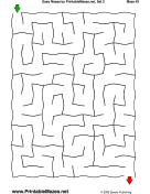 Easy Mazes Set 2 — "Leisurely" maze