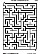 Easy Mazes Set 4 — "Nothing To It" maze
