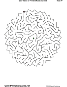 Easy Mazes Set 6 — "Piece of Cake" maze