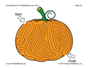 Food Mazes Set 1 maze