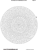 Hard Mazes Set 5 — "Challenging" maze