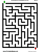 Simple Mazes Set 3 — "Elementary" maze