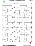 Simple Mazes Set 6 — "Simple As A-B-C" maze